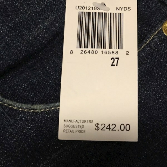 NWT 7 For All Mankind Straight Leg Jeans - Picture 5 of 6